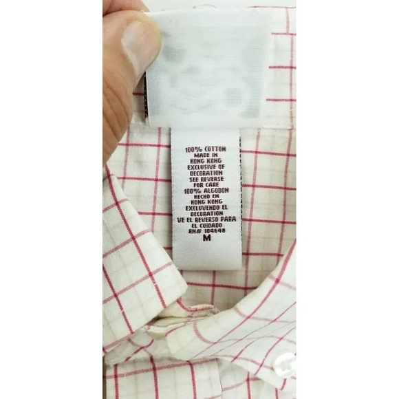 Red Oak Medium Men's USC Button Down Embroidered Tommy Trojan Pocket Logo Shirt - Picture 11 of 11